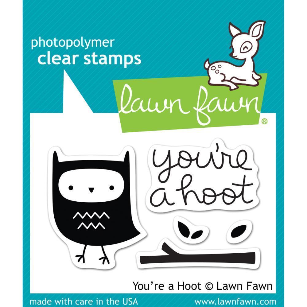 Lawn Fawn Clear Stamp - You`re a Hoot