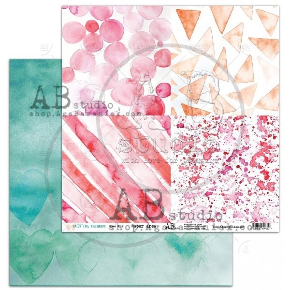 A.B Studio Paper Pad 12x12 Over the Rainbow