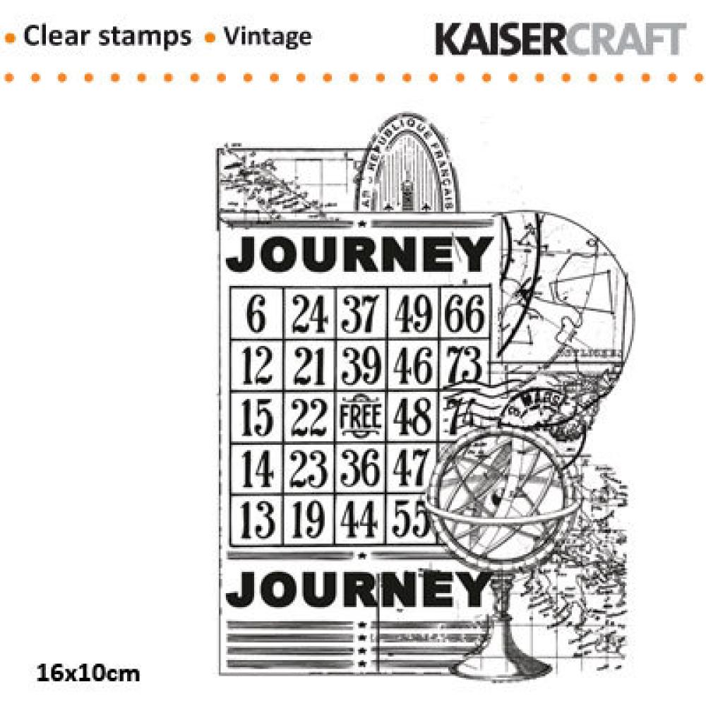 Kaisercraft Clear Stamp - Vintage Journey