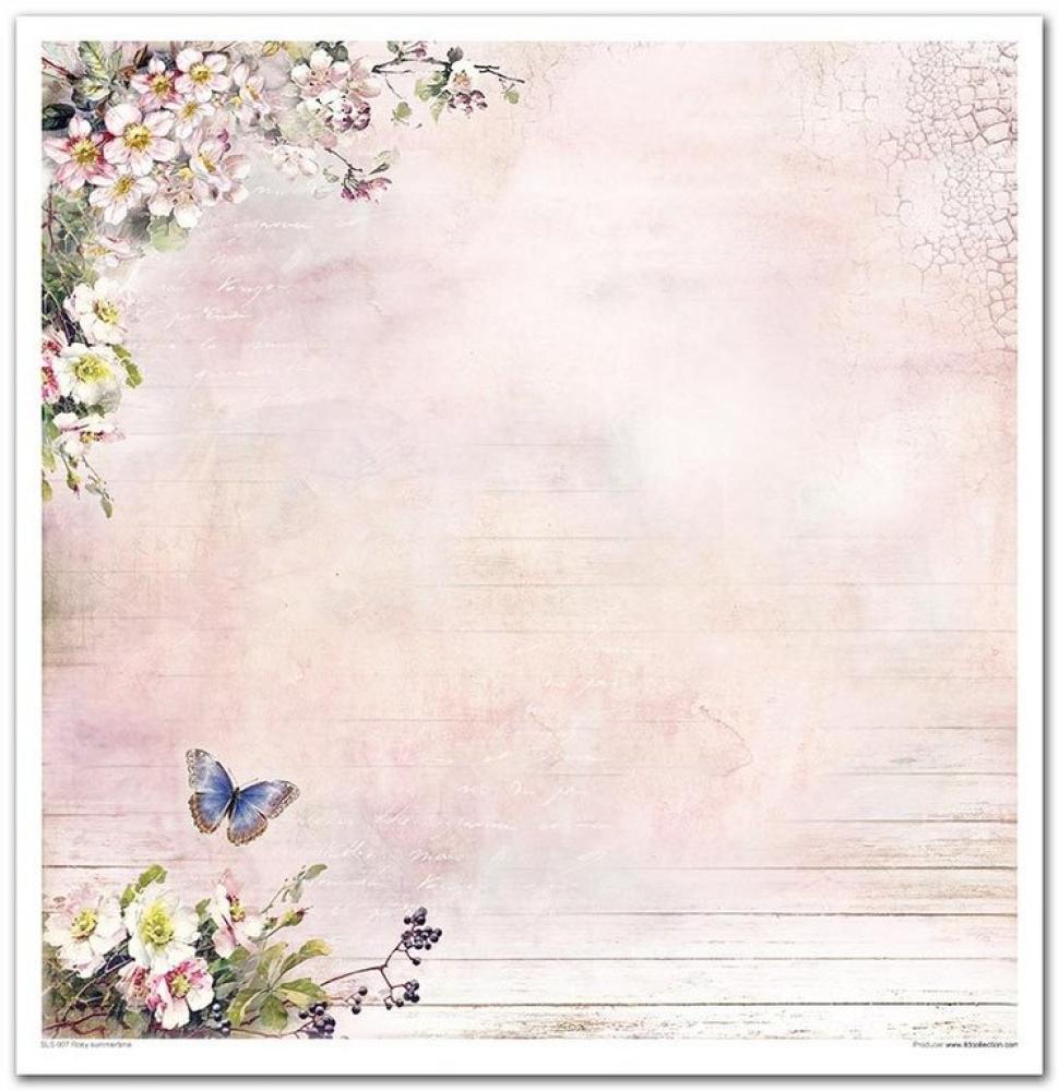 ITD Collection 12x12 Paper Pad Rosy Summertime #007