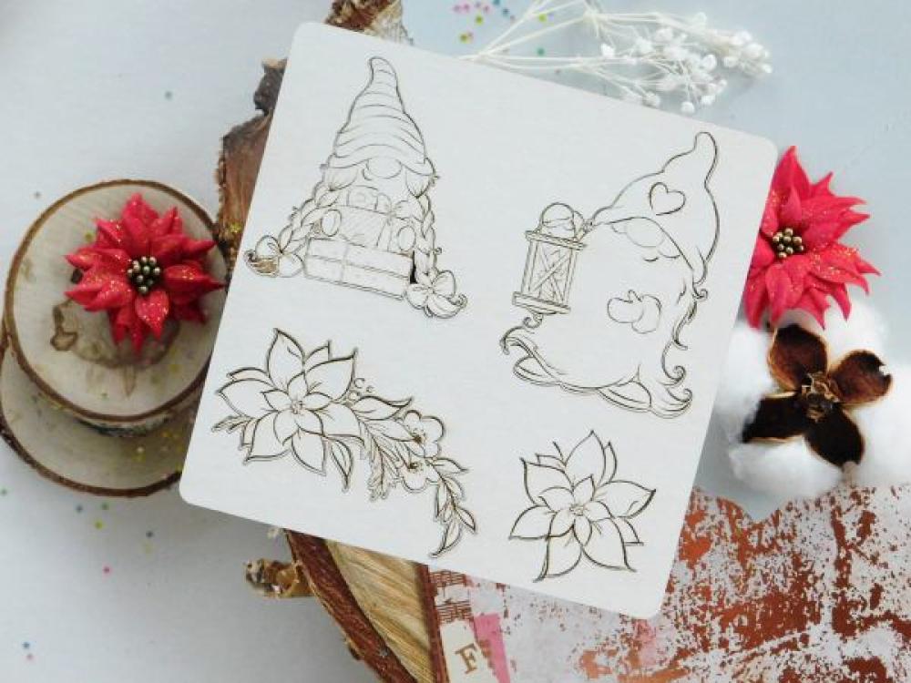 Creative Studio Chipboard Gnomes #SW2740