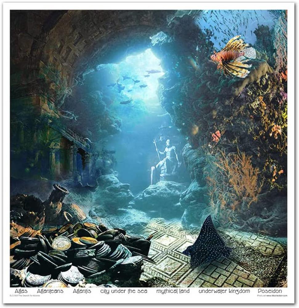 ITD Collection Paper Pad 12x12 The Search for Atlantis #048