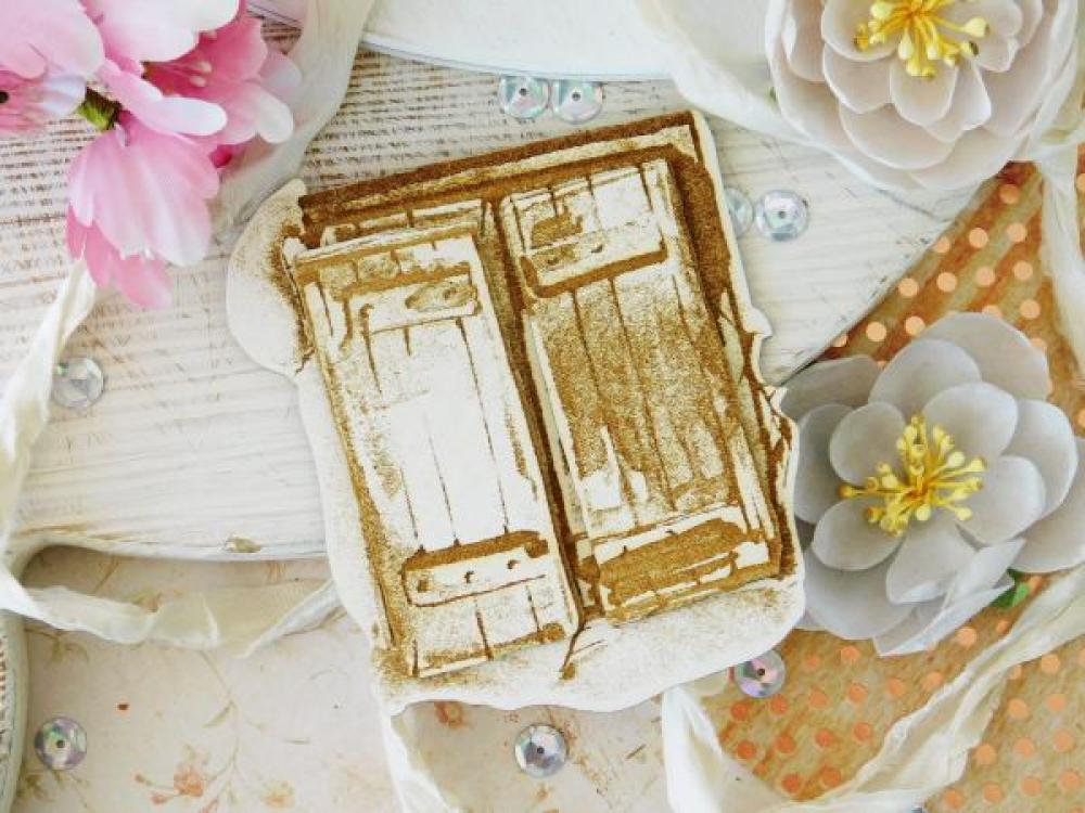 Creative Studio Chipboard Old Windows #TMST1811