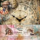 #34 Alchemy of Art Steampunk Time 6x6 Paper Pack