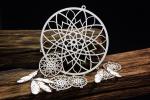 SnipArt Chipboard Mandalas Dreams Dreamcatcher Circle #31410