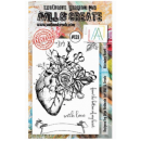 AALL & Create Clear Stamp A6 Set #138 Blooming Heart