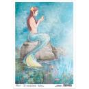 Ciao Bella A4 Rice Paper Mermaid's Secret #208