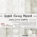 Craft O Clock 8x8 Paper Pad Basic Light Gray Mood #10