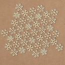 Chipboard Snowflakes Background #2271