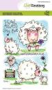 CraftEmotions Clearstamps A6 Sheep 1 #1673