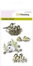 CraftEmotions Clearstamps Vögel, Kaninchen #1238