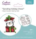 Crafters Companions Clear Stamp Sending Holiday Cheer