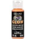 DecoArt Americana Glow in the Dark Orange