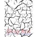 Deep Red Cling Stamp Cracked Earth #3X505692