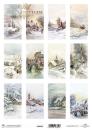 ITD Collection A4 Scrapbooking Paper Winter #0193