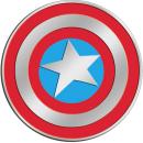 Licensed Embossed Metal Sticker Captain America Shield