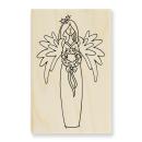 Stampendous Wooden Stamp Wreath Angel M226