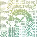 Ciao Bella 8x8 Stencil Keep Secrets MS8-003