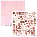 Mintay Papers 12x12 Paper Sheet Chocolate Kiss Elements 09