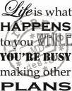 Marianne Design Clear Stamp Life Is What Happens