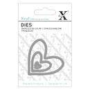 XCut Mini Die 3pcs Nesting Hearts (Herzen)