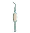 Nellie´s Choice Tweezer Metal Blue Rubber Gripper