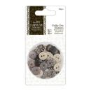 Papermania Polka Dots Buttons Midnight Blush PMA 354031