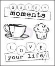 Prima Marketing Clear Stamp Coffee Break #1