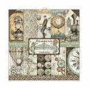 Stamperia 8x8 Paper Pad Voyages Fantastiques #SBBS30