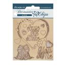 Stamperia Decorative Chips Save the Date SCB136