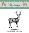 Dixi Craft Clear Stamp Reindeer #0047