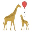 SALE Sizzix Thinlits Die Set 5PK Giraffes #662513