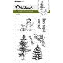 Studio Light Clear Stamp Christmas Snow Fun Essential #245