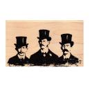 Tim Holtz Wood Stamp Gentlemen